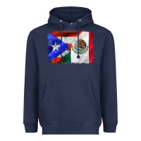 Navy mexico and puerto rico Heavyweight Hoodie - CTS Tumbler Store