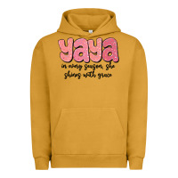 Pigment Peanut Butter yaya in every season, she shines with grace Urban Hoodie - MaliasSmallBusiness
