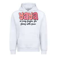 White yaya in every season, she shines with grace Urban Hoodie - MaliasSmallBusiness
