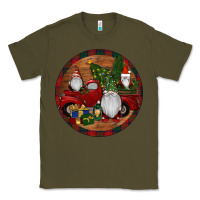 Army Green Gnome Truck Christmas Classic Tee - RanaPortraitStore