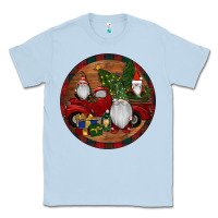 Dusty Blue Gnome Truck Christmas Classic Tee - RanaPortraitStore