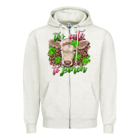Oatmeal Heather Too cute to pinch charolais calf Zipper Hoodie - RanaPortraitStore