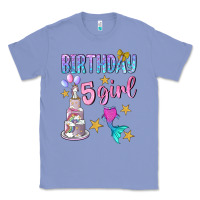 Colony Blue birthday girl 5 Classic Tee - BundleAndBundleShop
