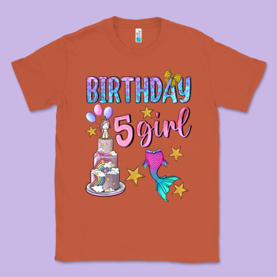 Birthday Girl 5 Classic Tee Designed By Bundleandbundleshop