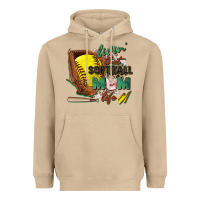Mushroom livin' that softball mom life Heavyweight Hoodie - Zillion Design Studio