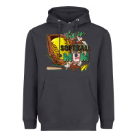 Smoke livin' that softball mom life Heavyweight Hoodie - Zillion Design Studio