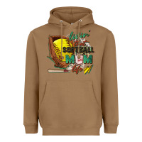 Toasted Coconut livin' that softball mom life Heavyweight Hoodie - Zillion Design Studio