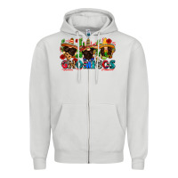Dove Grey gnomigos Zipper Hoodie - Zillion Design Studio