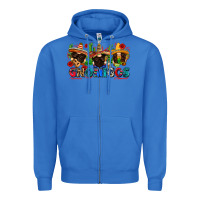 True Royal gnomigos Zipper Hoodie - Zillion Design Studio