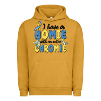 Pigment Peanut Butter i have homie with an extra chromie Urban Hoodie - MaliasSmallBusiness