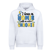 White i have homie with an extra chromie Urban Hoodie - MaliasSmallBusiness