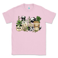 Bubblegum Pink panda coffee cups Classic Tee - texasbilliewilder