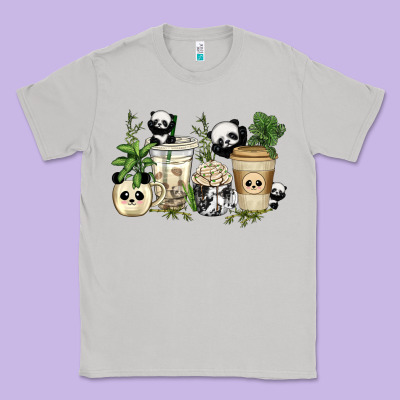Classic Tee panda coffee cups