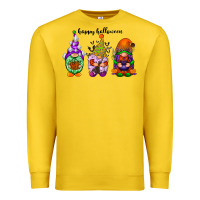 Lemon happy halloween gnomes black Premium Sweatshirt - RacoonDesign