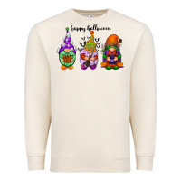 Sandshell happy halloween gnomes black Premium Sweatshirt - RacoonDesign
