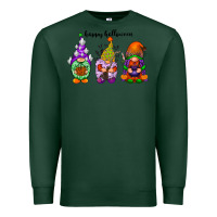 Sports Green happy halloween gnomes black Premium Sweatshirt - RacoonDesign