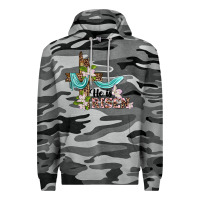 Slate Camo he is risen cross Premium Hoodie - BarkalooDesign