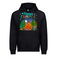 Black happy camper Urban Hoodie - MaliasSmallBusiness