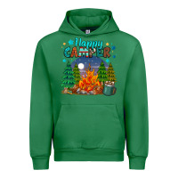 Emerald happy camper Urban Hoodie - MaliasSmallBusiness