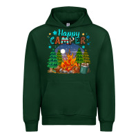 Foreset Green happy camper Urban Hoodie - MaliasSmallBusiness