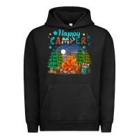Pigment Black happy camper Urban Hoodie - MaliasSmallBusiness