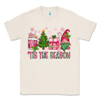 Natural pink christmas 'tis the season gnome Classic Tee - Zillion Design Studio