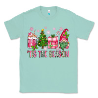 Seafoam pink christmas 'tis the season gnome Classic Tee - Zillion Design Studio