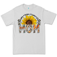 Dove Grey mom sunflower Premium Tee - RacoonDesign