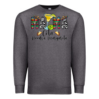 Charcoal Heather Mama Cita Needs a Margarita Premium Sweatshirt - CowhideDigitalArt