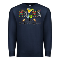 Navy Mama Cita Needs a Margarita Premium Sweatshirt - CowhideDigitalArt