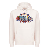 Pale Pink american teacher Premium Hoodie - NancyCooperArtShop