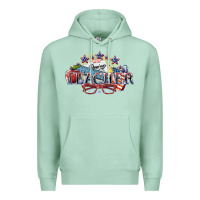 Seafoam american teacher Premium Hoodie - NancyCooperArtShop