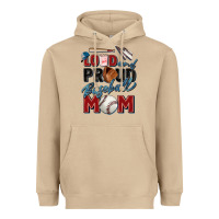 Loud And Proud Baseball Mom Heavyweight Hoodie | Teevron