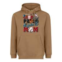 Toasted Coconut loud and proud baseball mom Heavyweight Hoodie - Zillion Design Studio