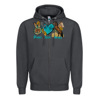 Smoke peace love horses tbw Zipper Hoodie - texasbilliewilder