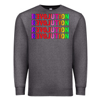 Charcoal Heather lgbtq revolution Premium Sweatshirt - HRA Design Shop
