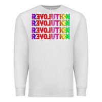 Oatmeal Heather lgbtq revolution Premium Sweatshirt - HRA Design Shop