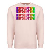 Pale Pink lgbtq revolution Premium Sweatshirt - HRA Design Shop