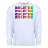 White lgbtq revolution Premium Sweatshirt - HRA Design Shop