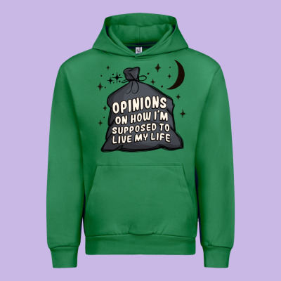 Opinions On How I'm Supposed To Live My Life Urban Hoodie Designed By Maliassmallbusiness