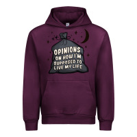 Mauve Wine opinions on how i'm supposed to live my life Urban Hoodie - MaliasSmallBusiness