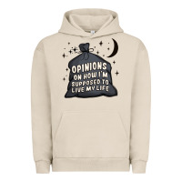 Pigment French Oak opinions on how i'm supposed to live my life Urban Hoodie - MaliasSmallBusiness