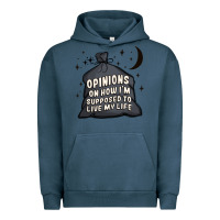 Pigment Midnight Navy opinions on how i'm supposed to live my life Urban Hoodie - MaliasSmallBusiness