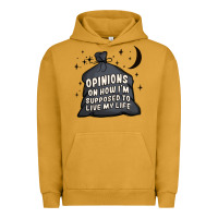 Pigment Peanut Butter opinions on how i'm supposed to live my life Urban Hoodie - MaliasSmallBusiness