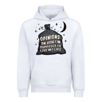 White opinions on how i'm supposed to live my life Urban Hoodie - MaliasSmallBusiness