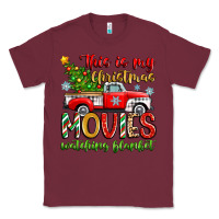 Burgundy this is my christmas movies watching blanket Classic Tee - Zillion Design Studio