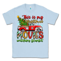 Dusty Blue this is my christmas movies watching blanket Classic Tee - Zillion Design Studio