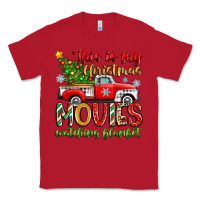Red this is my christmas movies watching blanket Classic Tee - Zillion Design Studio