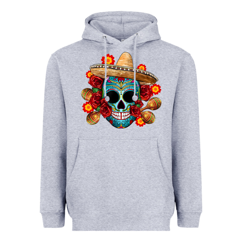 Mexico Skull Heavyweight Hoodie by CTS Tumbler Store | Teevron