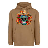 Toasted Coconut mexico skull Heavyweight Hoodie - CTS Tumbler Store